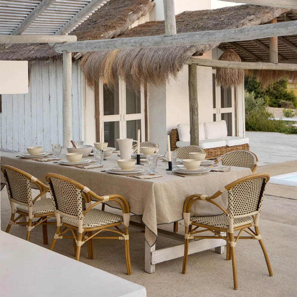 Costa Nova Dinnerware|Pearl Collection Pasta Plates in Cream, Set of 6