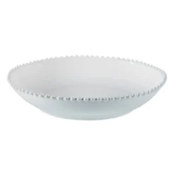 Costa Nova Dinnerware|Pearl Collection Pasta/Serving Bowl 13" in White