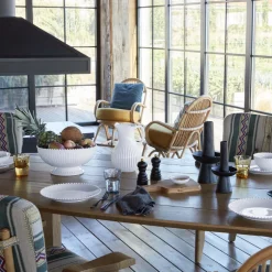 Costa Nova Glassware|Pearl Collection Pitcher 87 oz. in White