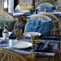 Costa Nova Dinnerware|Pearl Collection Salad Plates in White, Set of 6