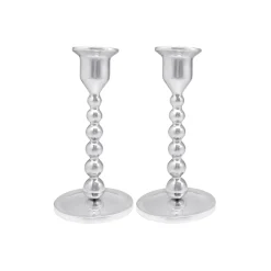 Mariposa Candles|Pearled Candlestick Set