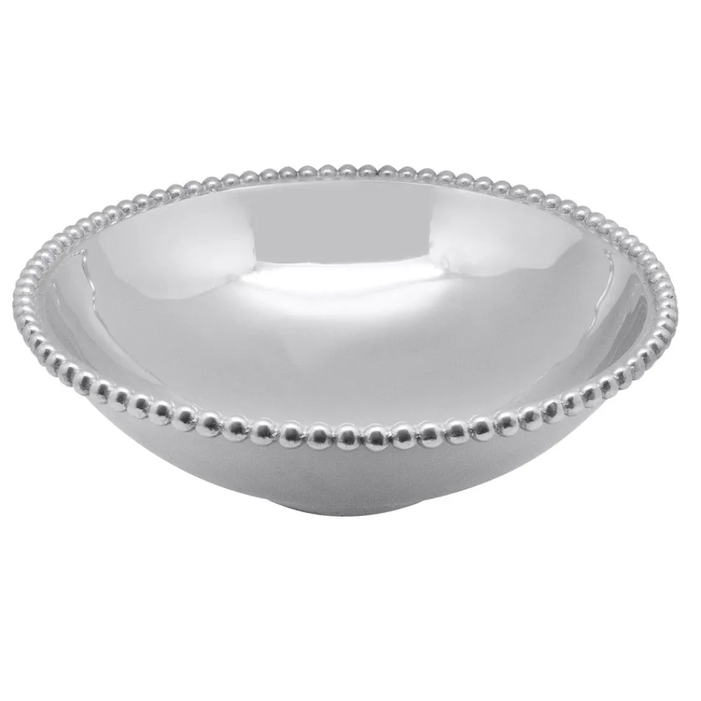 Mariposa Dinnerware|Pearled Large Serving Bowl