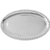 Mariposa Dinnerware|Pearled Oval Platter
