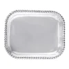 Mariposa Dinnerware|Pearled Rectangular Platter