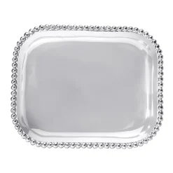 Mariposa Dinnerware|Pearled Rectangular Platter