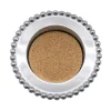 Mariposa Place Settings & Linens|Pearled Wine Coaster