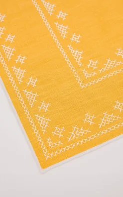 Esencial Hogar Place Settings & Linens|Pedralbes Placemats in Marigold, Set of 4