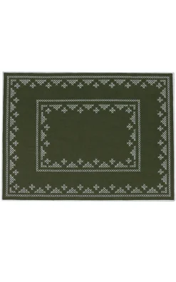 Esencial Hogar Place Settings & Linens|Pedralbes Placemats in Olive, Set of 4