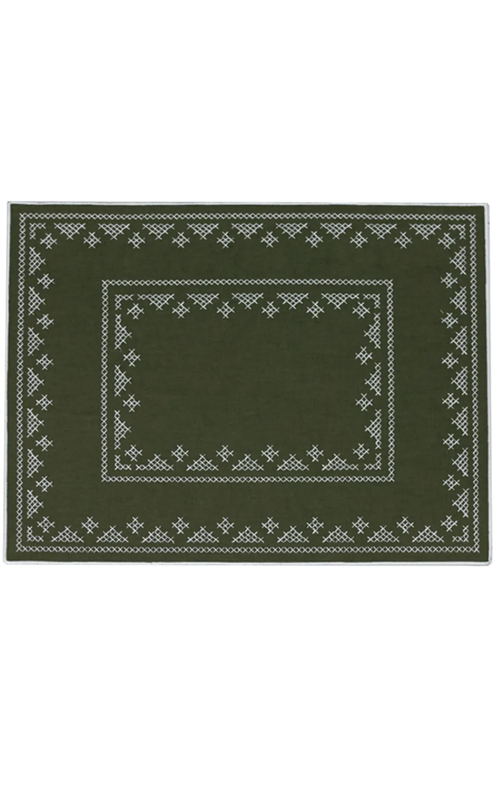 Esencial Hogar Place Settings & Linens|Pedralbes Placemats in Olive, Set of 4