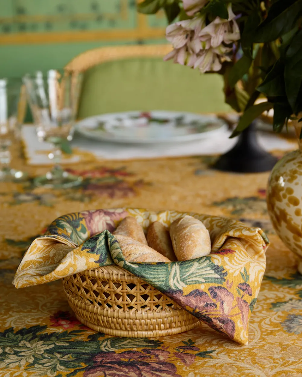 Cabana Place Settings & Linens|Peonia Napkins, Set of 4