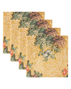 Cabana Place Settings & Linens|Peonia Napkins, Set of 4