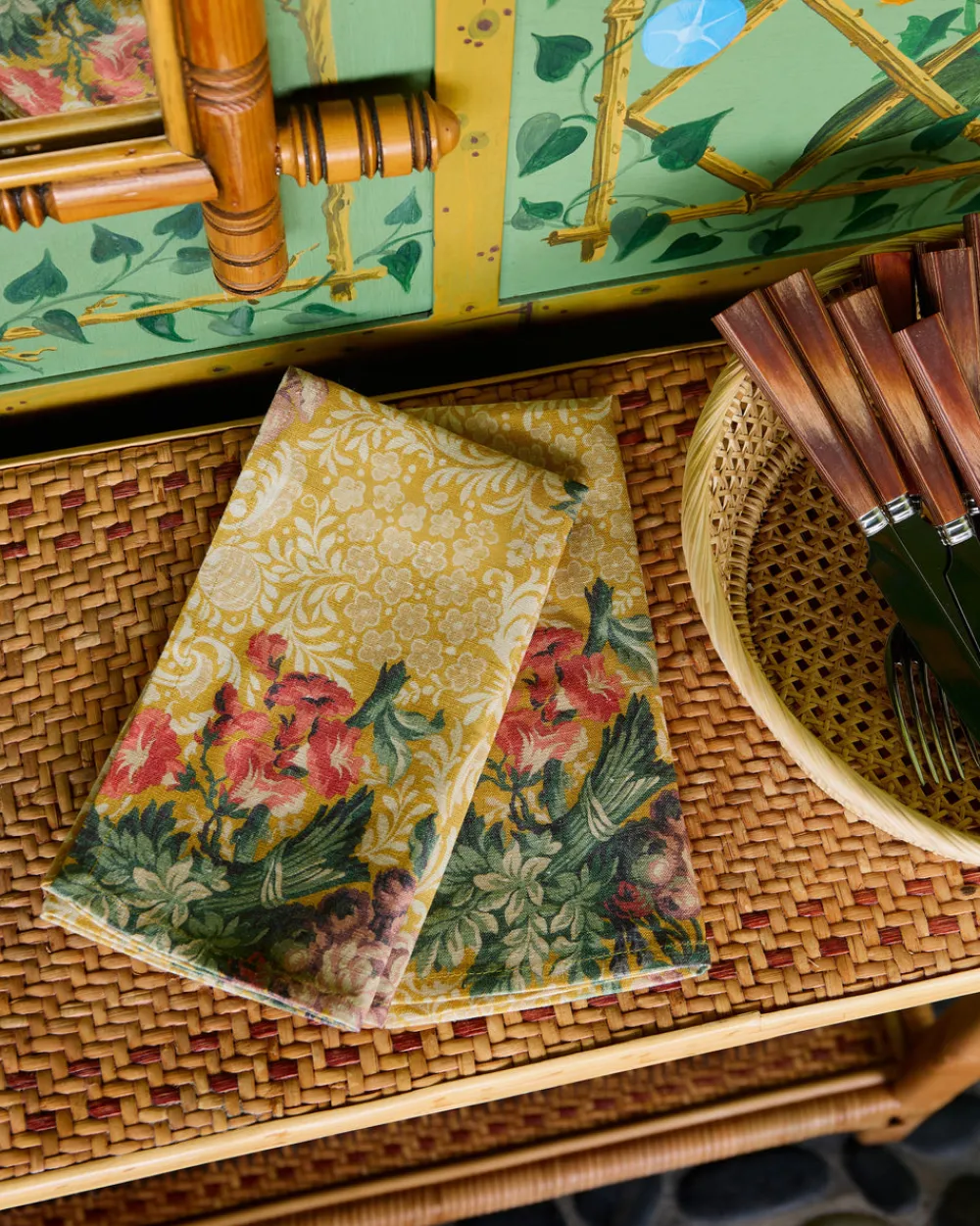 Cabana Place Settings & Linens|Peonia Napkins, Set of 4