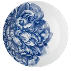 Caskata Dinnerware|Peony Blue Wide Serving Bowl