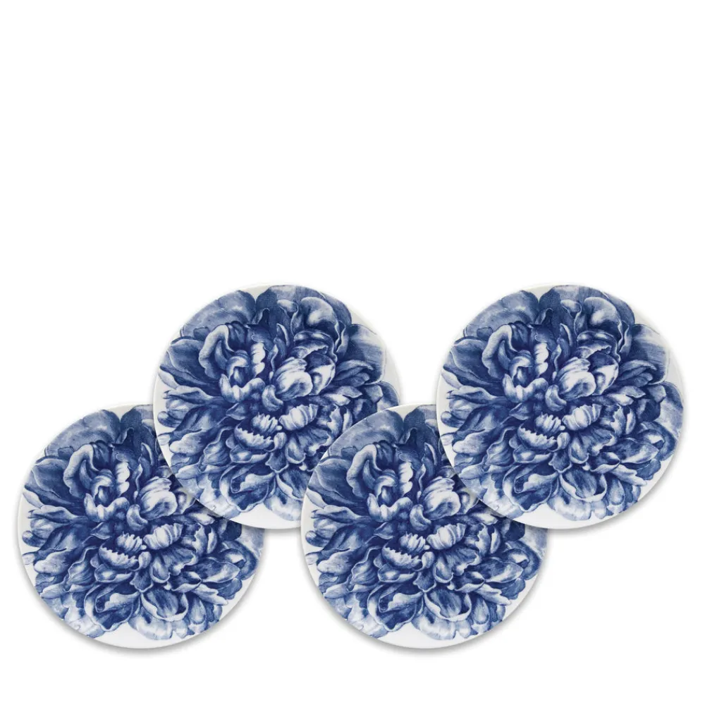 Caskata Dinnerware|Peony Canape Plates