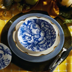 Caskata Dinnerware|Peony Canape Plates