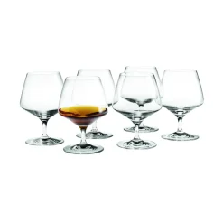 Holmegaard Glassware|Perfection Brandy Glass Clear, Set of 6