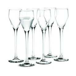 Holmegaard Glassware|Perfection Shot Glass Clear, Set of 6