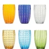Zafferano Glassware|Perle Tumbler Assorted, Set of 6