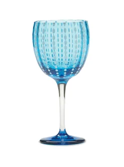 Zafferano Glassware|Perle Wine Goblet, Set of 2