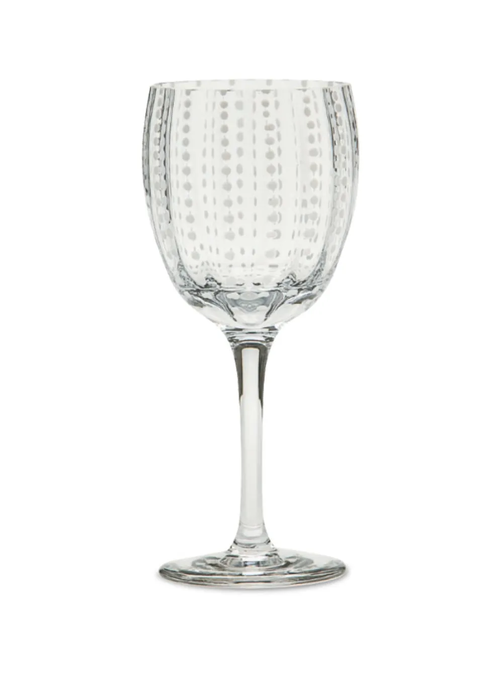 Zafferano Glassware|Perle Wine Goblet, Set of 2