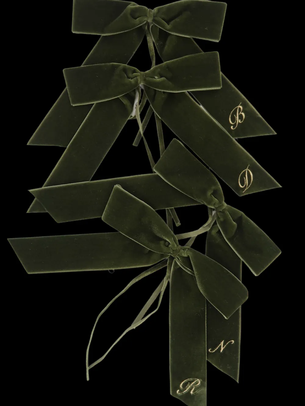 Gigi & Olive Décor|Place Settings & Linens|Personalized Velvet Place Bows, Set of 100