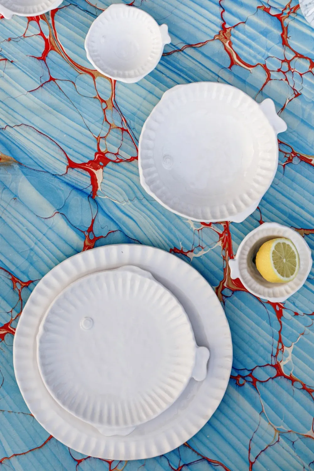 VIETRI Dinnerware|Pesce Serena Round Platter