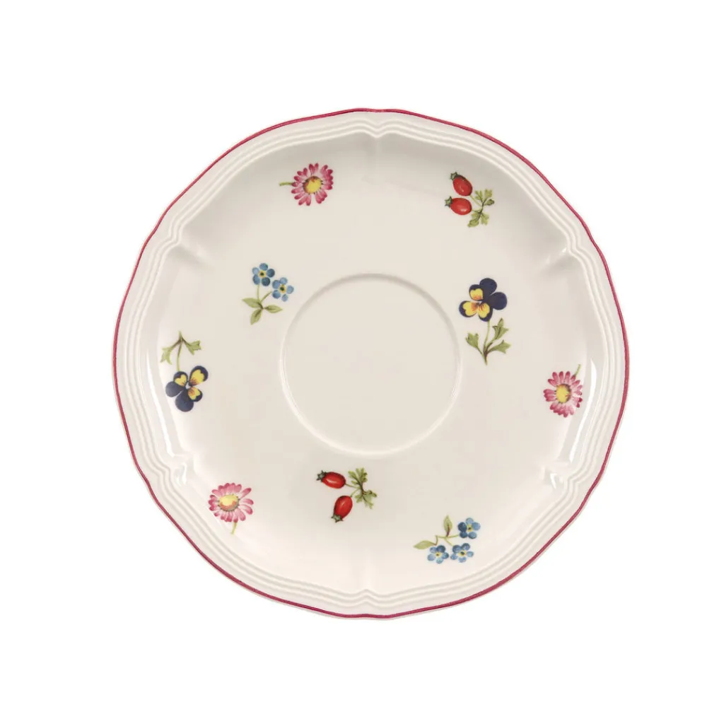 Villeroy & Boch Dinnerware|Petite Fleur Breakfast / Cream Soup Saucer in Multi