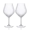 Caskata Glassware|Phoebe Clear Universal Wine Glasses, Set of 2