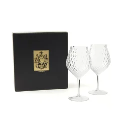 Caskata Glassware|Phoebe Clear Universal Wine Glasses, Set of 2