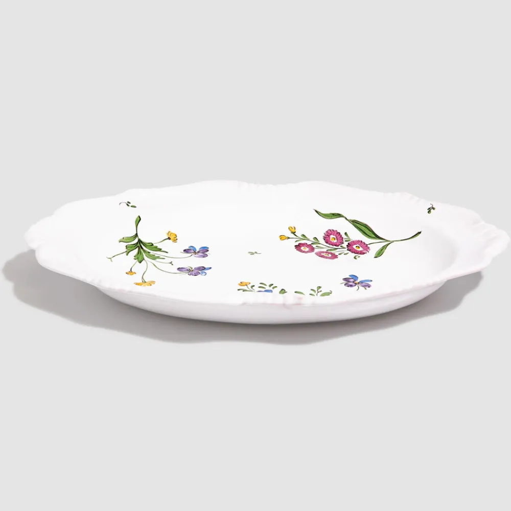 Z.d.G. Dinnerware|Picardie Medium Oval Dish in Florale