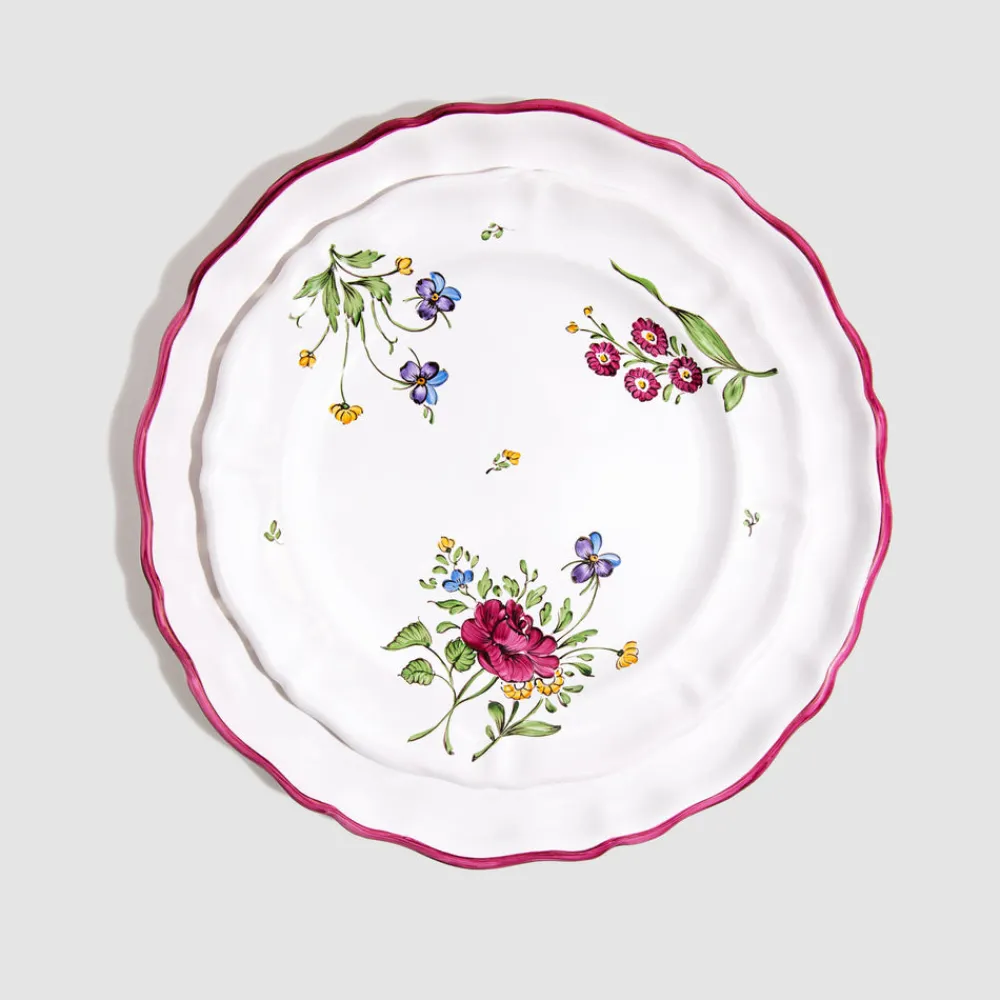 Z.d.G. Dinnerware|Picardie Salad Plate in Florale