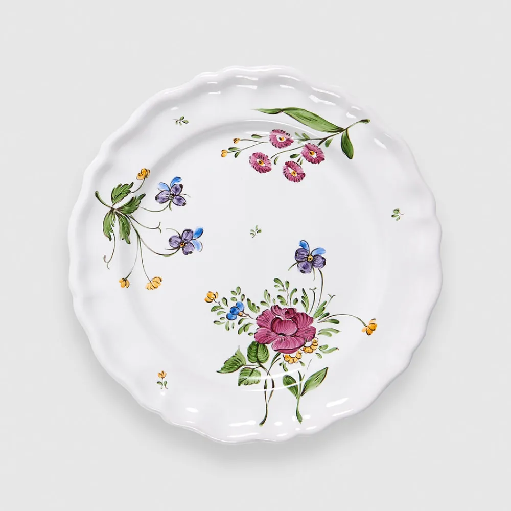 Z.d.G. Dinnerware|Picardie Salad Plate in Florale