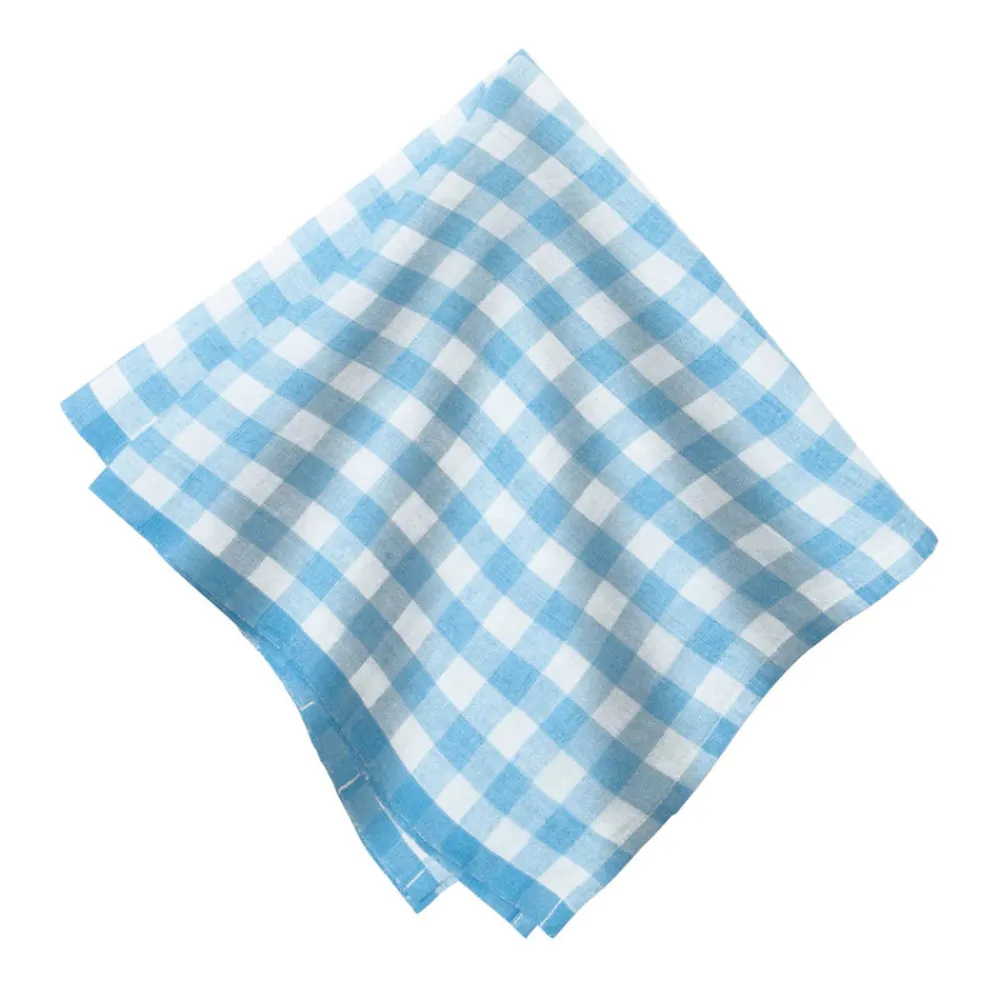 Caravan Place Settings & Linens|Picnic Napkin in Sky, Set of 4