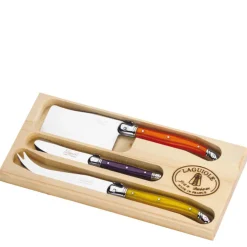 Jean Dubost Laguiole Flatware|3-Piece Cheese Set in Fruity