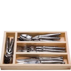 Jean Dubost Laguiole Flatware|24-Piece Flatware Set