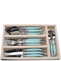 Jean Dubost Laguiole Flatware|24-Piece Flatware Set