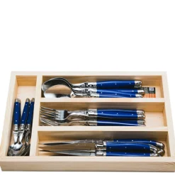 Jean Dubost Laguiole Flatware|24-Piece Flatware Set