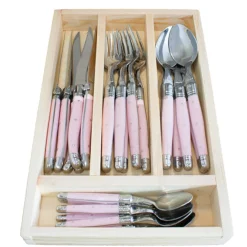Jean Dubost Laguiole Flatware|24-Piece Flatware Set