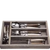 Jean Dubost Laguiole Flatware|24-Piece Flatware Set in Linen