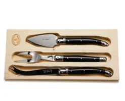 Jean Dubost Laguiole Flatware|3-Piece Parmesan Cheese Set