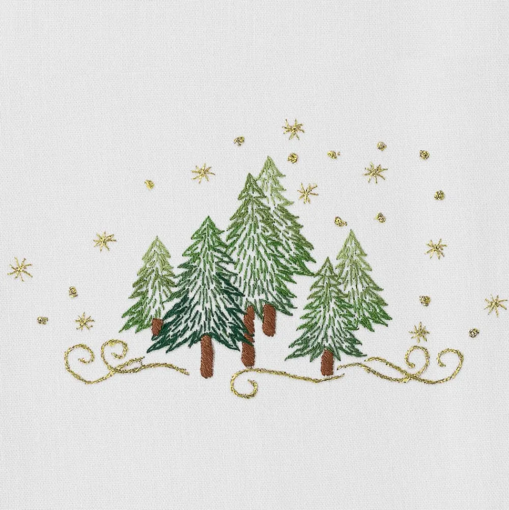 Henry Handwork Place Settings & Linens|Pine Trees Napkin