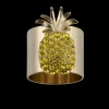 Joanna Buchanan Place Settings & Linens|Pineapple Napkin Rings in Yellow, Set of Two