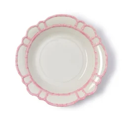 Two's Company Dinnerware|Pink Bamboo Touch Bowl