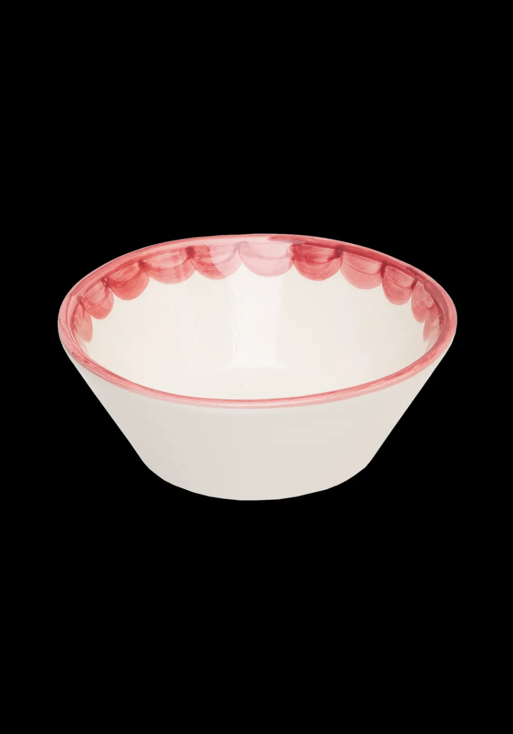 Late Afternoon Dinnerware|Pink Scallop Bowl