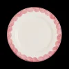 Late Afternoon Dinnerware|Pink Scallop Dinner Plate