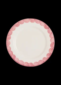 Late Afternoon Dinnerware|Pink Scallop Dinner Plate