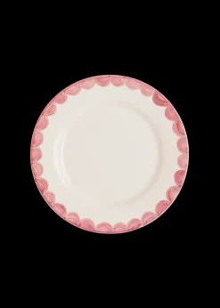 Late Afternoon Dinnerware|Pink Scallop Side Plate