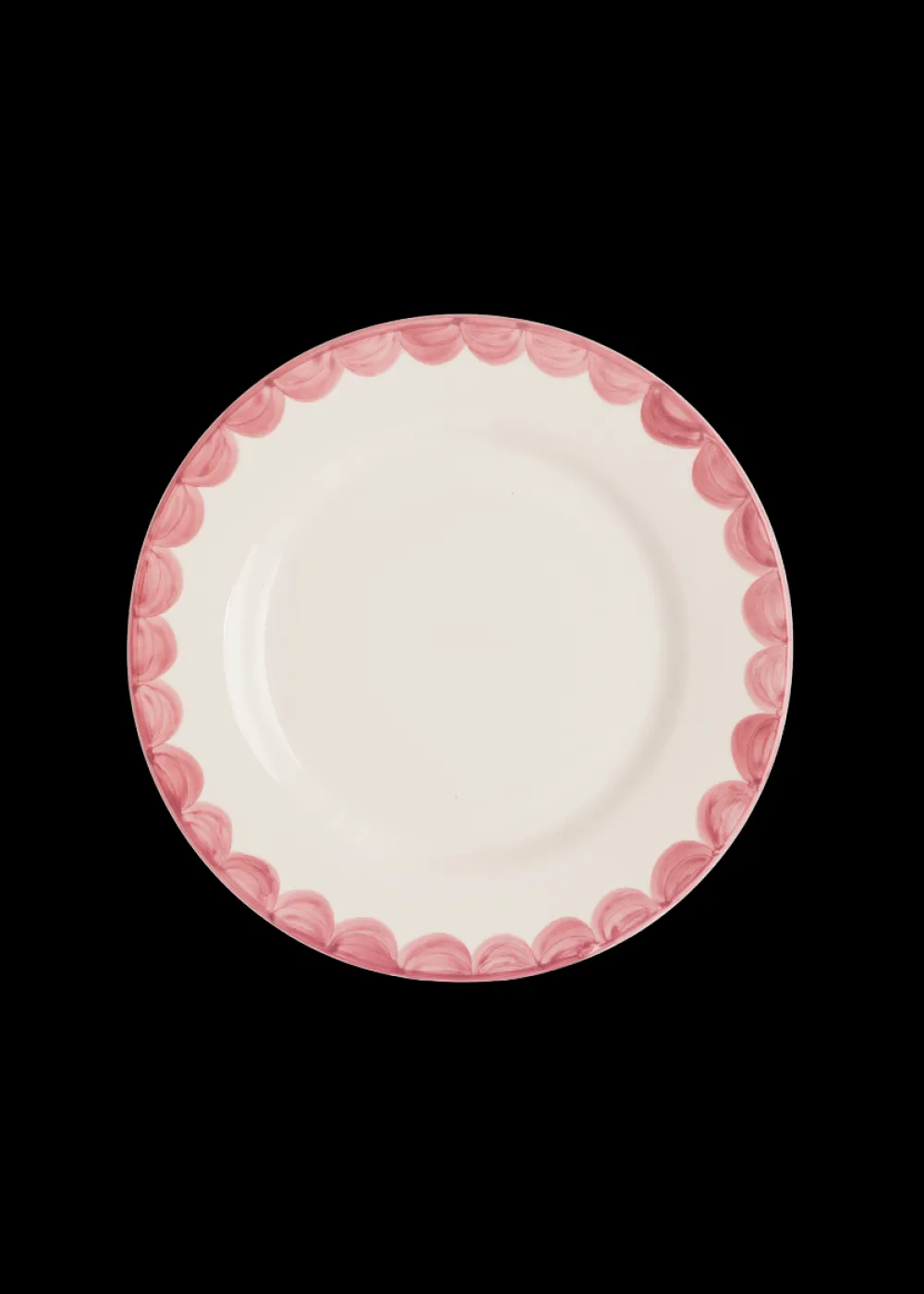 Late Afternoon Dinnerware|Pink Scallop Side Plate