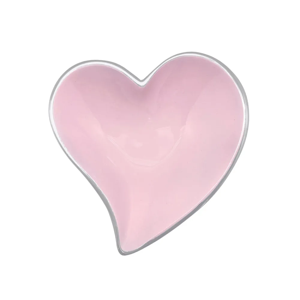 Mariposa Dinnerware|Pink Small Heart Bowl