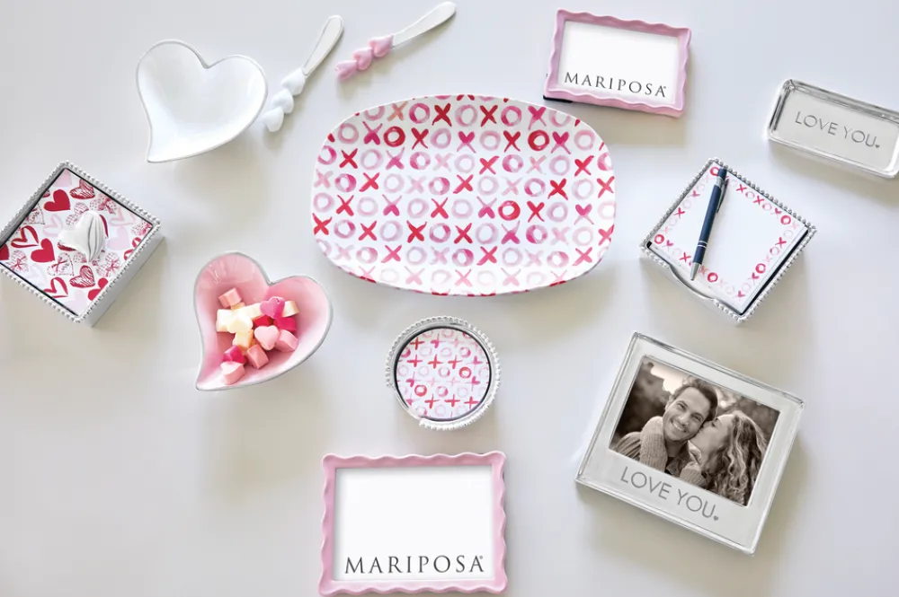 Mariposa Dinnerware|Pink Small Heart Bowl